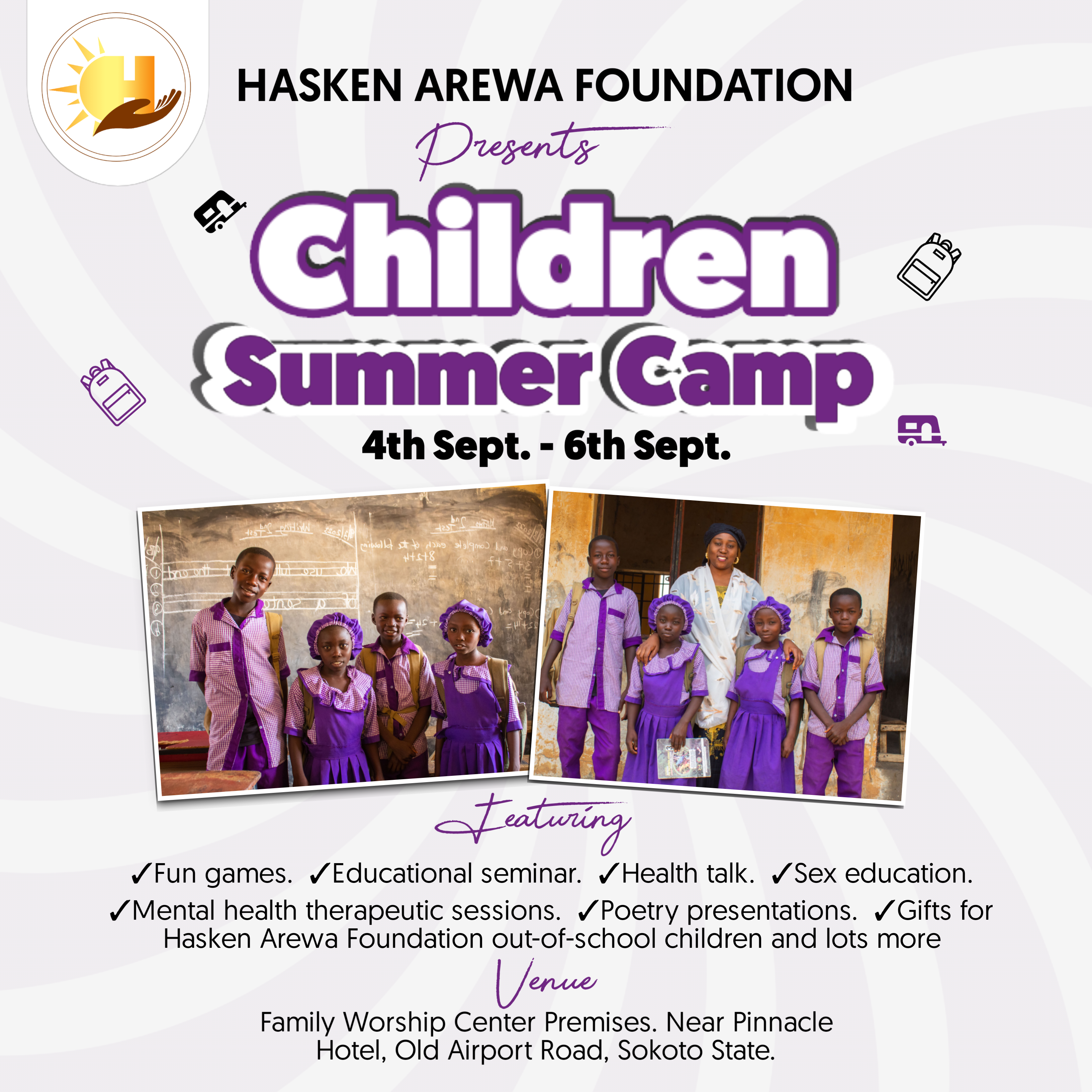You are currently viewing A Summer Camp Focusing on the Childs Mental Health: Hasken Arewa Foundation Initiative